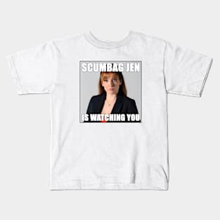 Scumbag Jen is Watching You | Funny The It Crowd Meme Kids T-Shirt